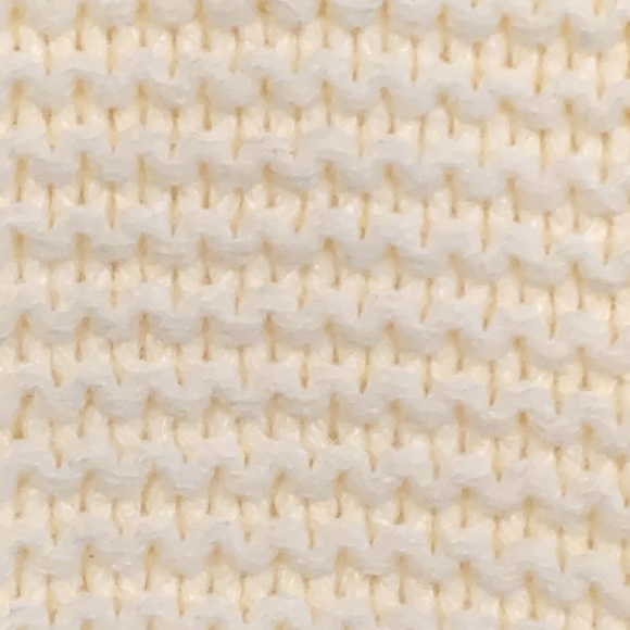 Aerie Cream Knit Blanket Throw - Picture 6 of 7